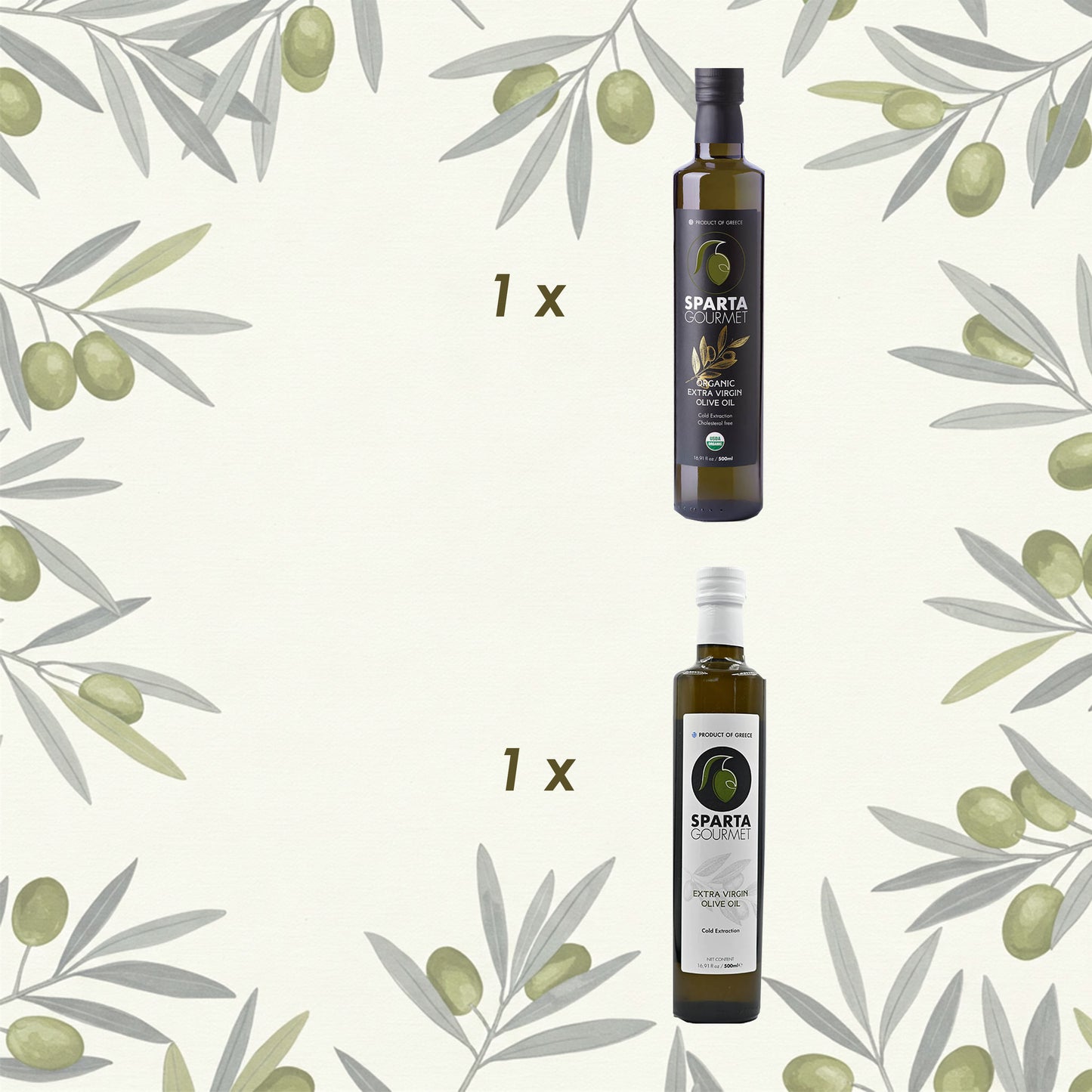 🎄 „Christmas Duo“ – Das charmante & hochwertige Olivenöl-Geschenkset von Grüne Delikatessen