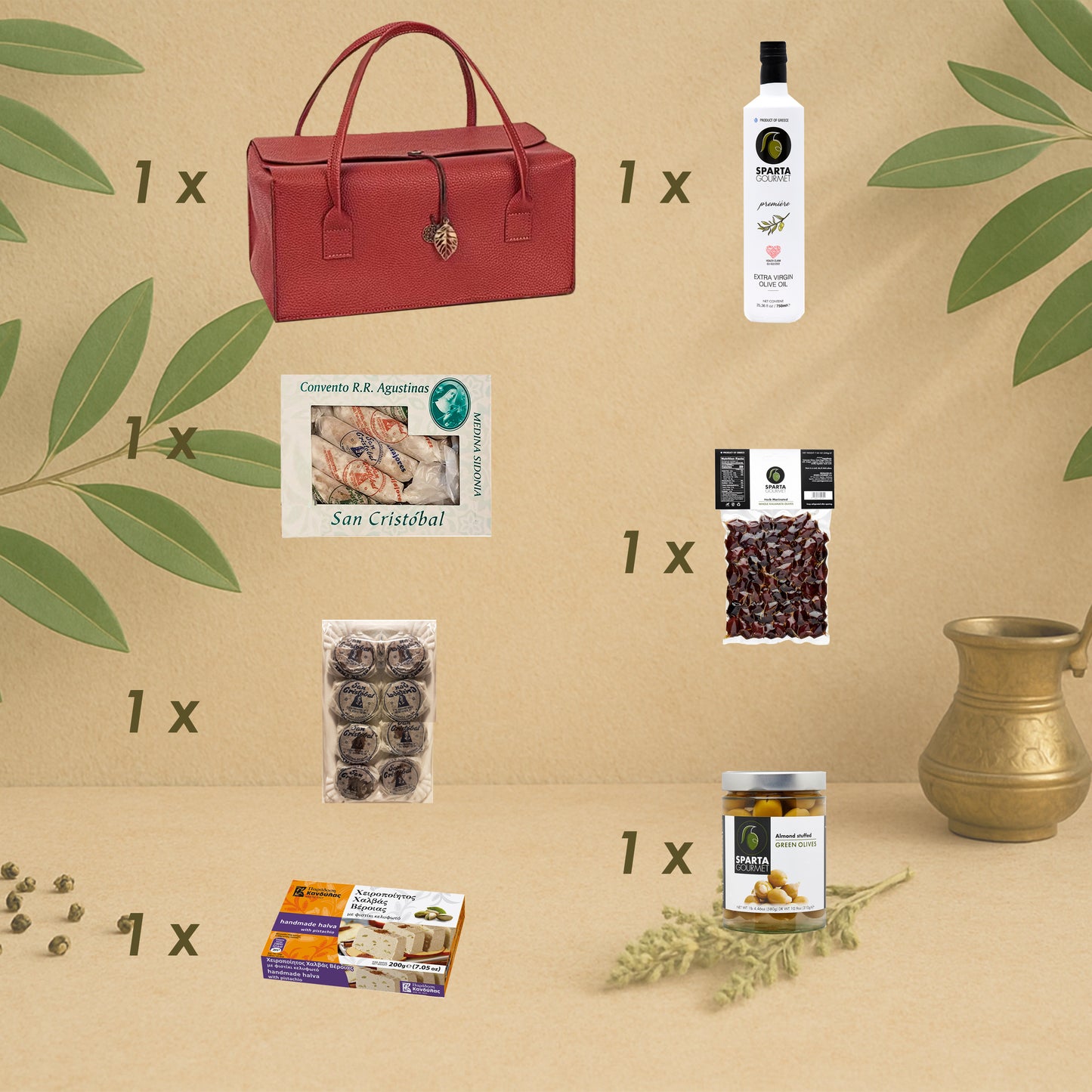 🎁 „Mediterranean Luxury Selection“ – Die einzigartige & luxuriöse Genuss-Geschenkbox von Grüne Delikatessen