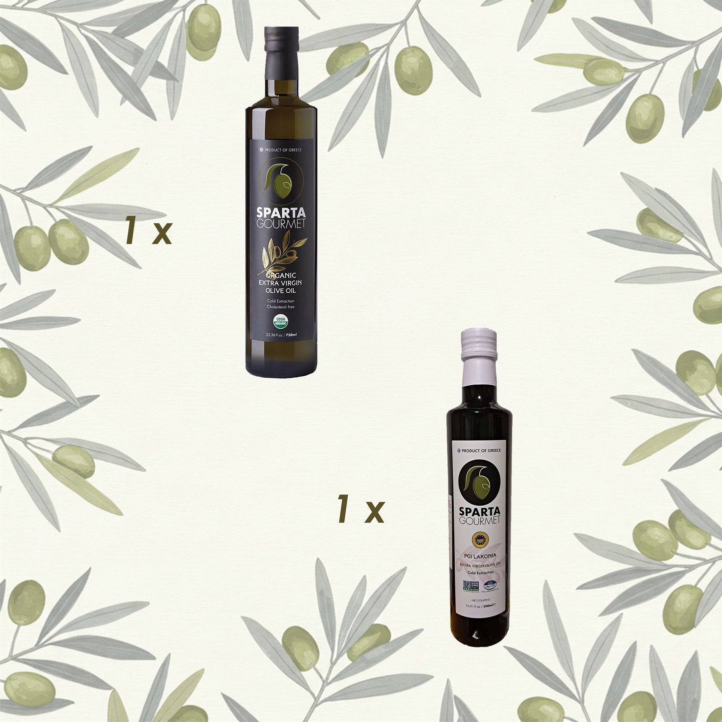 🎄 „Christmas Charm“ – Das liebevolle & luxuriös-witzige Olivenöl-Geschenkset  von Grüne Delikatessen