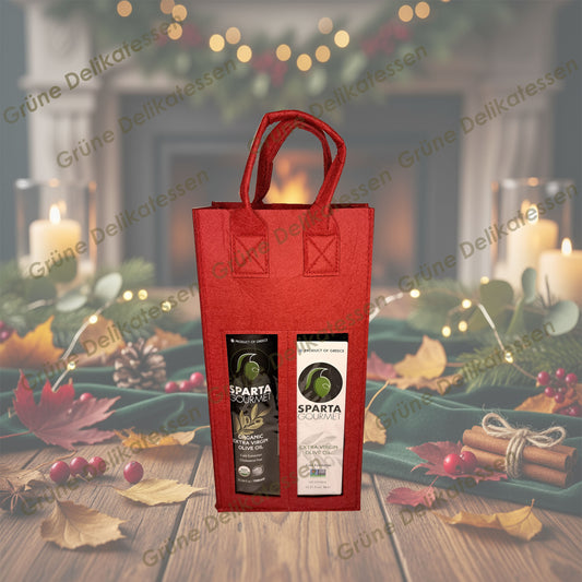 🌿 Grüne Delikatessen – Premium Schwergewicht Olivenöl-Box | Sparta Gourmet 🫒