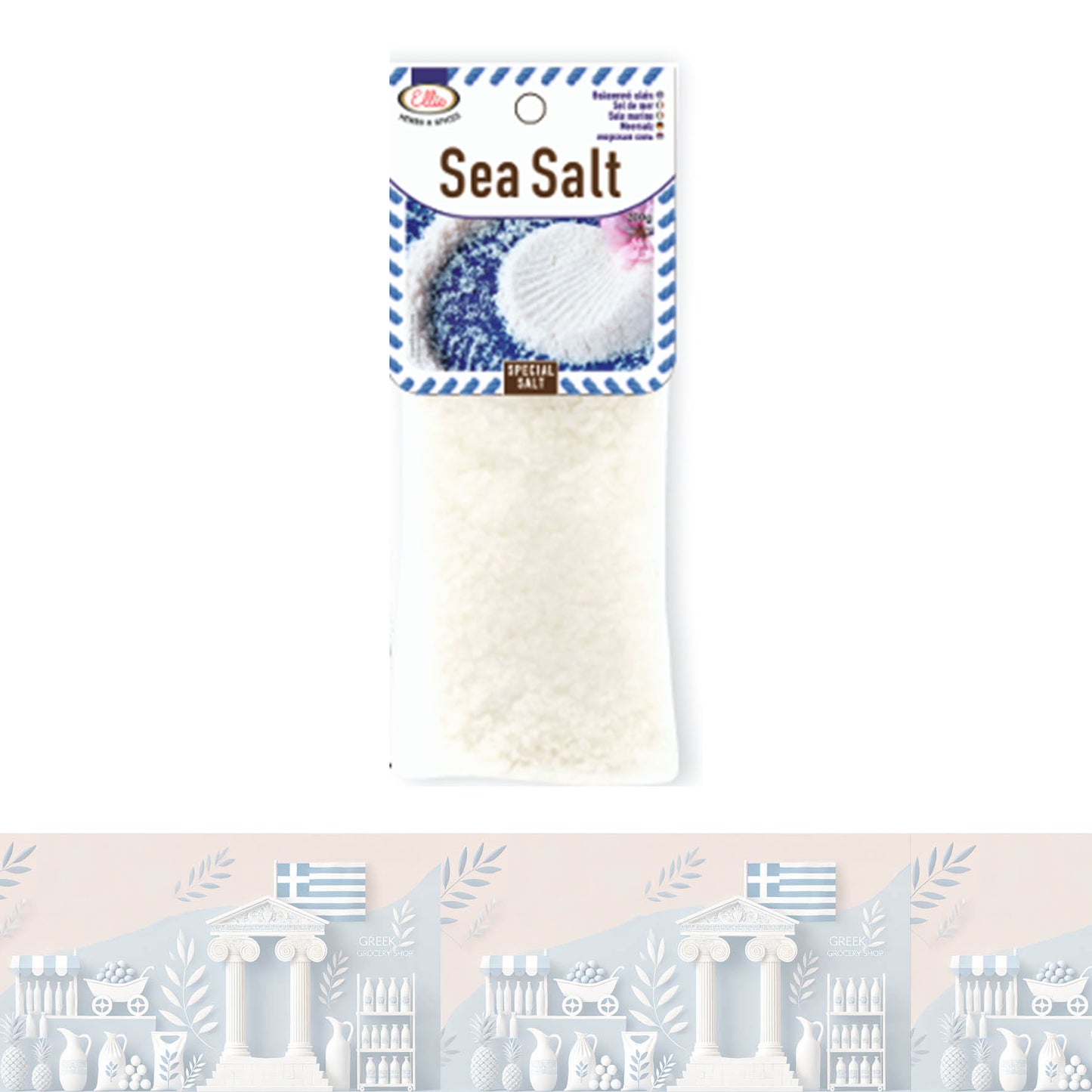 ✨ Grüne Delikatessen präsentiert: Die Reinheit der Ägäis in 200g Meersalz
